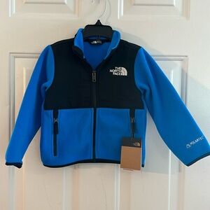 The North Face Kid Denali Jacket Optic Blue New with tags